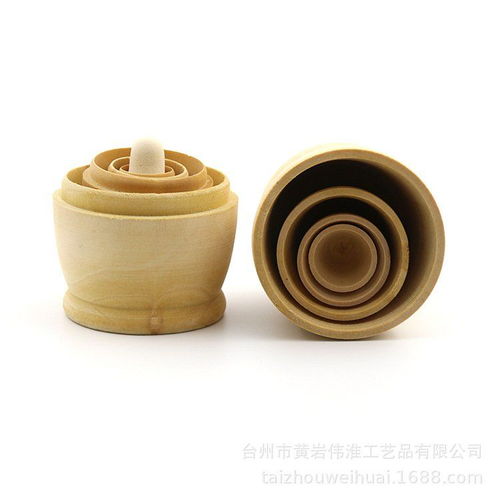手繪工藝品 家居擺件diy木制玩具 木質白胚經(jīng)典俄羅斯套娃五層套